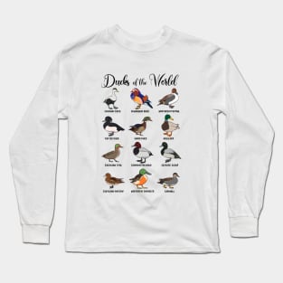 Different ducks - types of ducks Long Sleeve T-Shirt